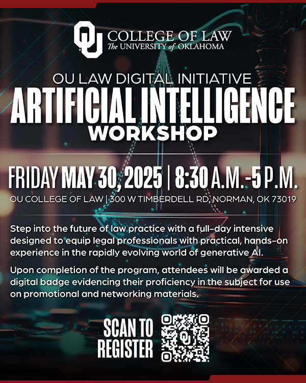 OU Law Digital Initiative Artificial Intelligence May 2025