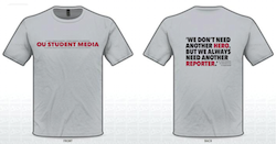 OU Student Media T-shirt